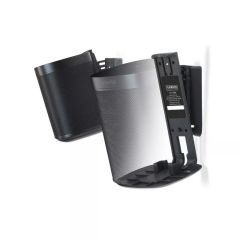 Flexson S1-WMX2 Black 2 x Wall Mounts for Sonos One, One SL and Play:1