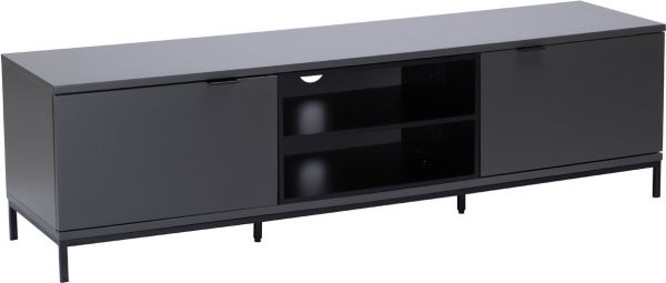 Alphason CHAPLIN 1600 Charcoal TV / AV Stand - Image 2