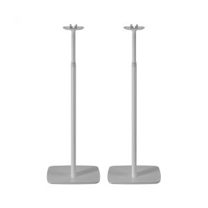 Flexson S1-AFSX2 White 2 x Adjustable Floor Stands for Sonos One, One SL and Play:1