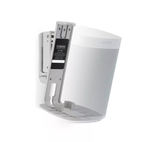 Flexson S1-WM White Wall Mount for Sonos One / One Sl + PLAY:1