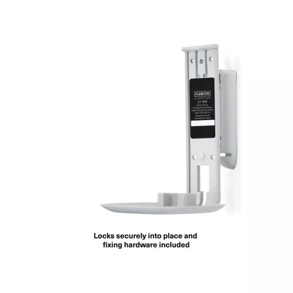 Flexson S1-WM White Wall Mount for Sonos One / One Sl + PLAY:1 - Image 3