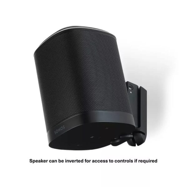 Flexson S1-WMX2 Black 2 x Wall Mounts for Sonos One, One SL and Play:1 - Image 6