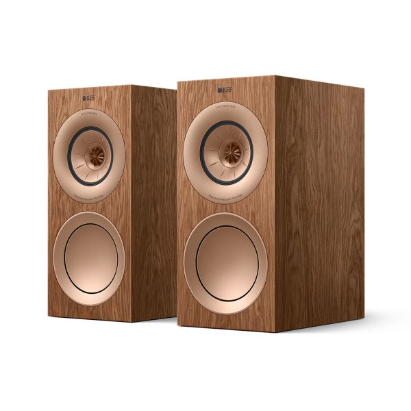 KEF R3 META  Walnut  Three-Way Stand-mount Speaker