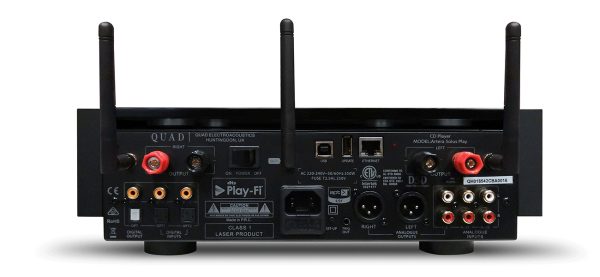 Quad ARTERA SOLUS PLAY  Wireless Streaming Integrated Amp/DAC/Pre/CD Player - Image 3
