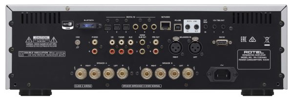 Rotel RA-1592MKII Silver Stereo Integrated Amplifier - Image 2
