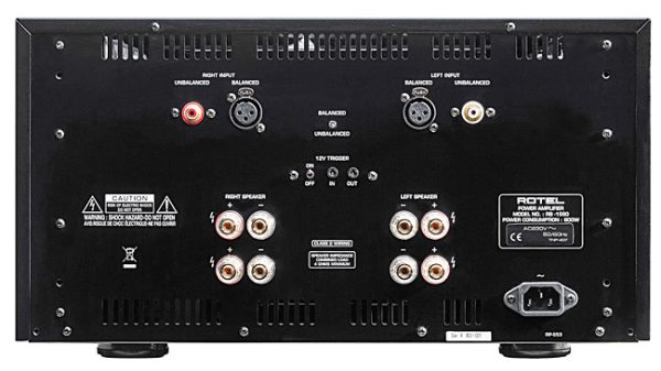 Rotel RB-1590 Silver Stereo Power Amplifier - Image 2