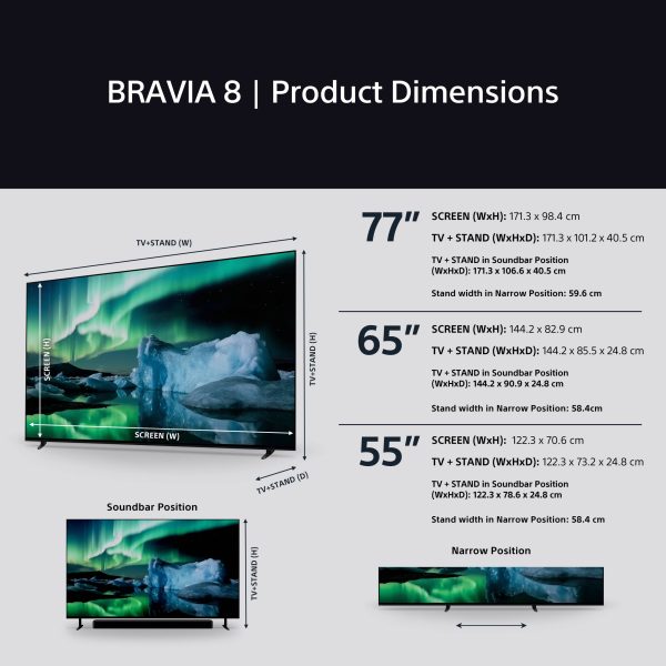 Sony K65XR80U 65 inch BRAVIA 8 | XR Processor | OLED | 4K Ultra HD | HDR | Smart TV (Google TV) - Image 7