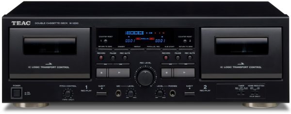 Teac W1200 Black Double Cassette Deck