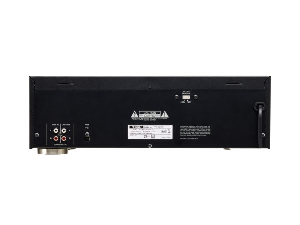 Teac W1200 Black Double Cassette Deck - Image 2