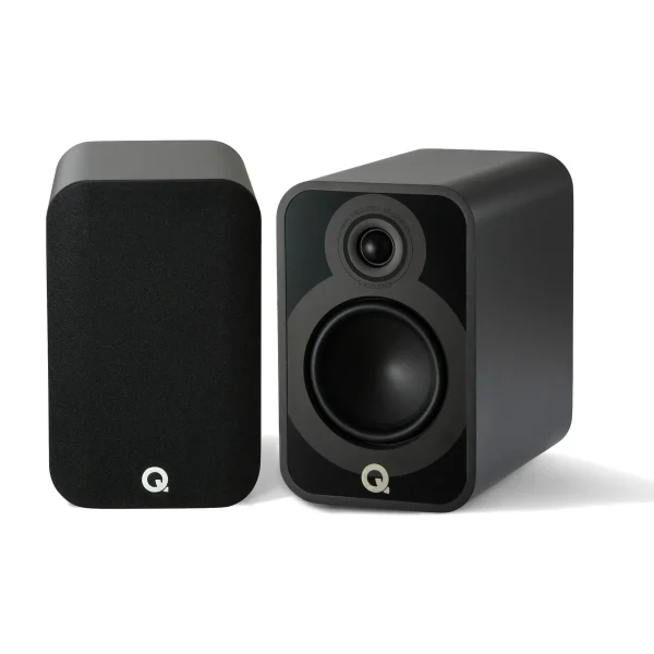 Q Acoustics 5020 Satin Black Bookshelf Speakers  Ex-Display