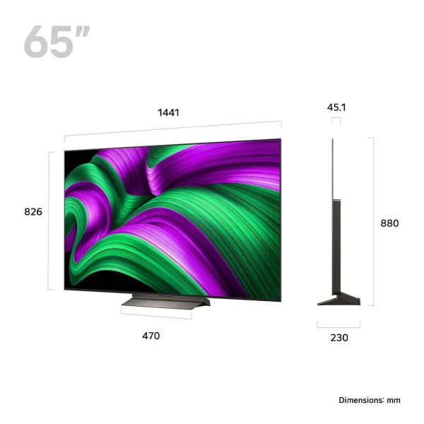 LG OLED65C56LB 4K Ultra HD HDR Smart Television - Image 2
